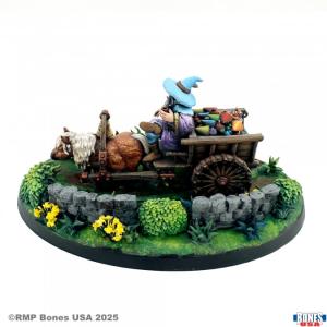 Asterius the Fire Peddlar (Wizard and Cart)