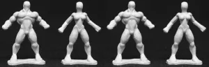 Reaper Heroic Sculpting Blanks (4)