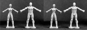 Reaper Non Heroic Sculpting Dollies (2 Male / Female)
