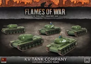 KV-1/1s Tank Company (x5 Plastic)