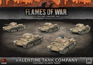 Valentine Tank Company (x5 Plastic)