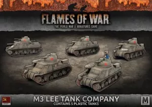M3 Lee Tank Company (x5 Plastic)
