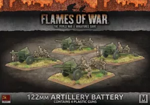 122mm Artillery Battery (x4 Plastic)