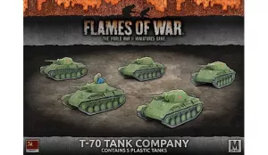 T-70 TANK COMPANY (x5 plastic tanks)