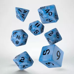 Classic Runic Glacier & Black Dice Set (7)