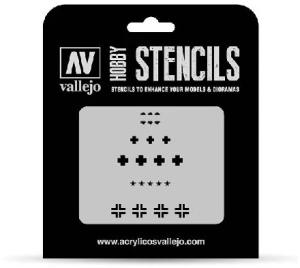 Vallejo Stencil German WWII Tank Markings