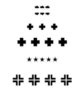 Vallejo Stencil German WWII Tank Markings