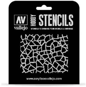 Vallejo Stencil Giraffe Camo WWII