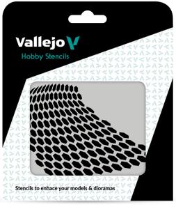 Vallejo Stencil Distorted Honeycomb