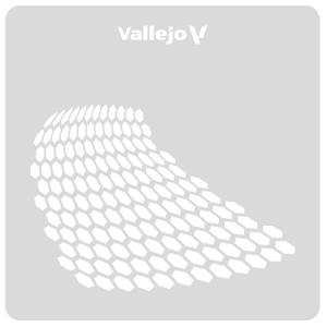 Vallejo Stencil Distorted Honeycomb
