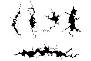 Vallejo Stencil Cracked Wall