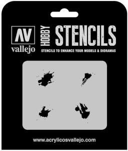 Vallejo Stencil Petrol Spills