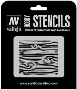 Vallejo Stencil Wood Texture No. 2