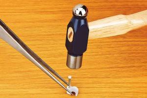 Vallejo Straight tip stainless steel tweezers (175mm)