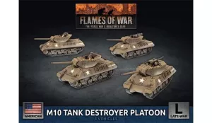 M10 3-Inch Tank Destroyer Platoon (x4 Plastic)