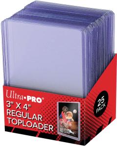 Toploader 3x4 inch (25) Clear Regular