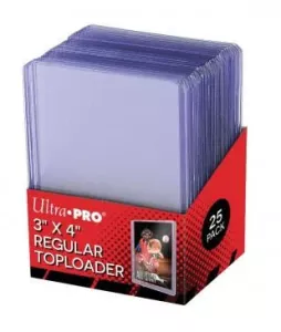 Toploader 3x4 inch (25) Clear Regular