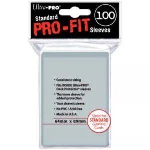 Pro-Fit Standard Size Sleeve 64x89 mm 100 st