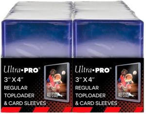3x4 inch Clear Regular TOPLOADER Sleeves and Soft Sleeves Bundle (200ct)