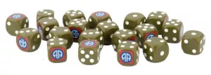 82nd Airborne Division Dice (x20)