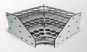 Corner module paint stand