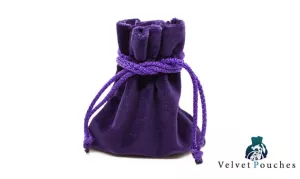 Velvet Pouch: Purple