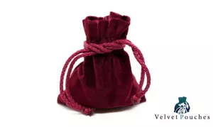 Velvet Pouch: Red