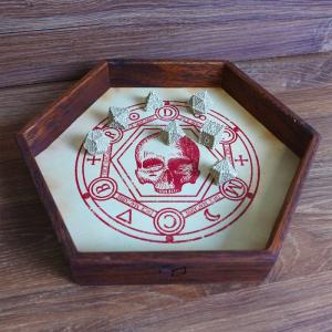 Dice Macabre Wooden Dice Tray