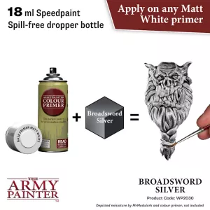 Speedpaint 2.0 Metallic: Broadsword Silver (18 ml)