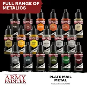 Warpaints Fanatic Metallic: Plate Mail Metal (18ml)