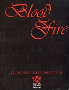 VAMPIRE: GIOVANNI CHRONICLES 2: BLOOD AND FIRE (Skadad framsida