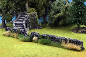 Nature Stone Walls 2 pieces