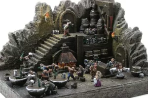 Tavern the Merry Mug complete with miniatures