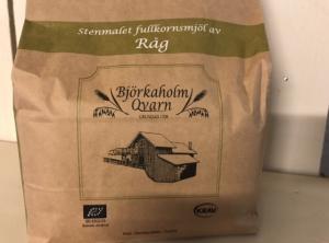 KRAV Ekologiskt Råg Stenmalet fullkornsmjöl