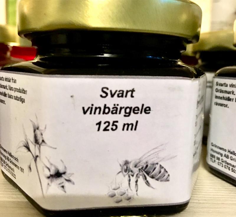 Svart Vinbärsgelé från Värmland 125 ml
