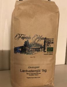 Ekologiskt siktat Lantvetemjöl 1 kg - Fagerås kvarn