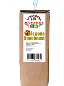 Äppelmust 3 L  - bag in box - Enbackens musteri