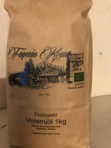 Ekologiskt siktat vetemjöl 1 kg - Fagerås kvarn