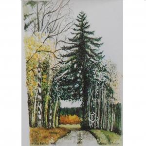 Kristina Blakstad® - tryck "Granen vid vägen"