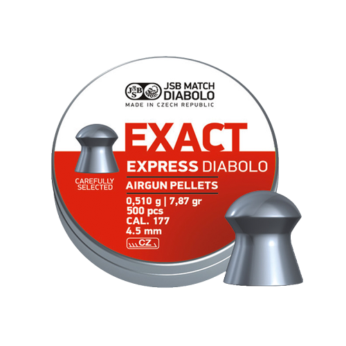 JSB Exact Express Luftgevär Ammunition Rundnos 4,52mm 500st