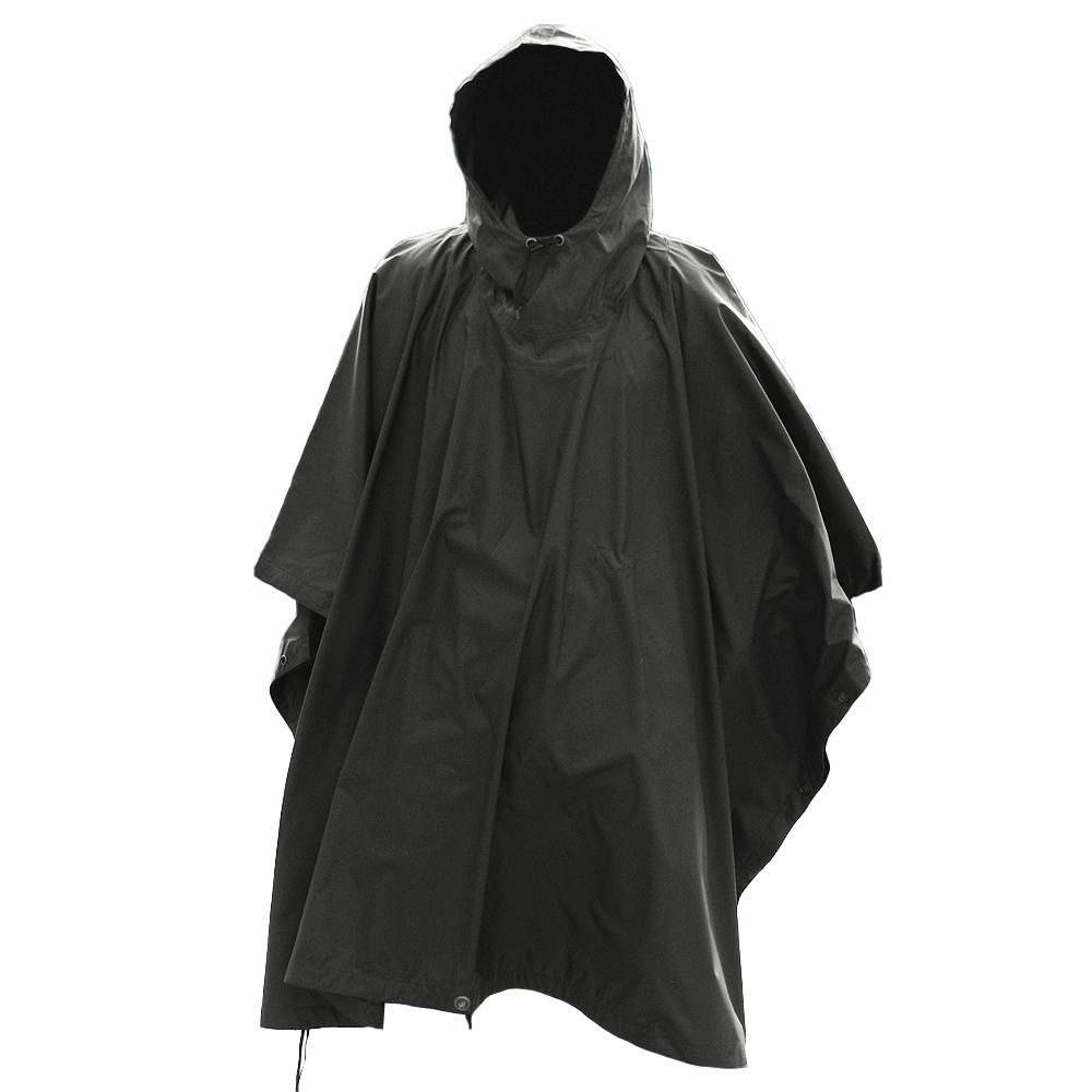 Mil-Tec US Regnponcho Svart
