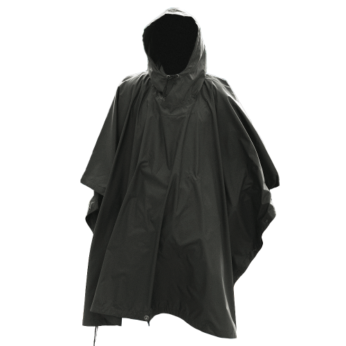 Mil-Tec US Regnponcho Svart