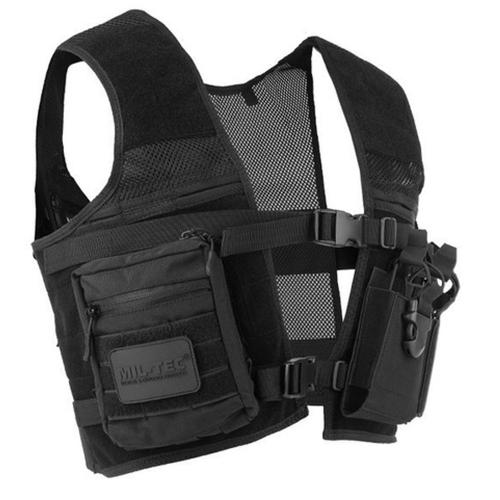 Mil-Tec SECURITY COMBAT VEST - Svart
