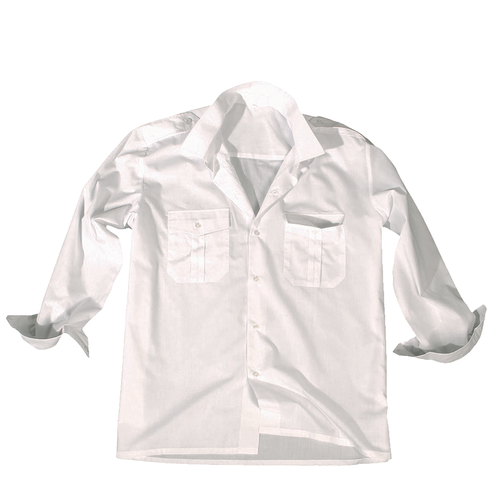 Mil-Tec Pilotskjorta Långärmad Axelklaffar