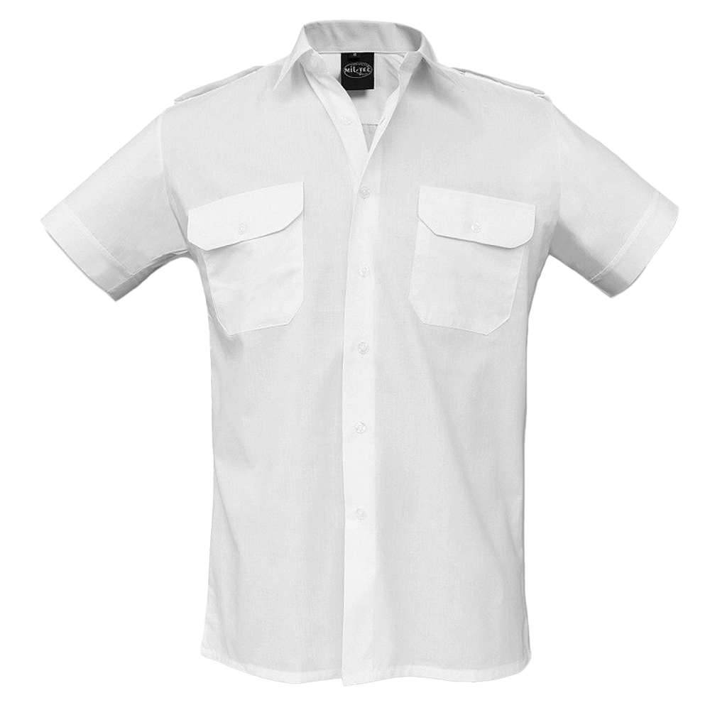 Mil-Tec Pilotskjorta Kortärmad Axelklaffar