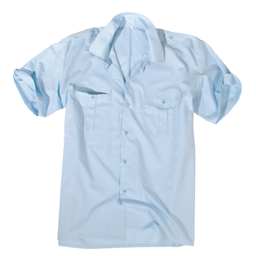 Mil-Tec Service Skjorta Kortärmad Ljusblå