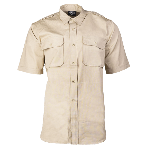 Mil-Tec Tropisk Skjorta Kortärm Khaki