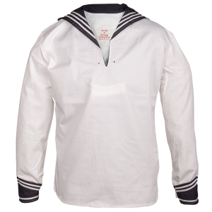 Sjömansskjorta Långärmad Vit