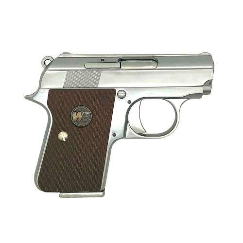 WE CT25 1908 Airsoft Pistol GBB Silver