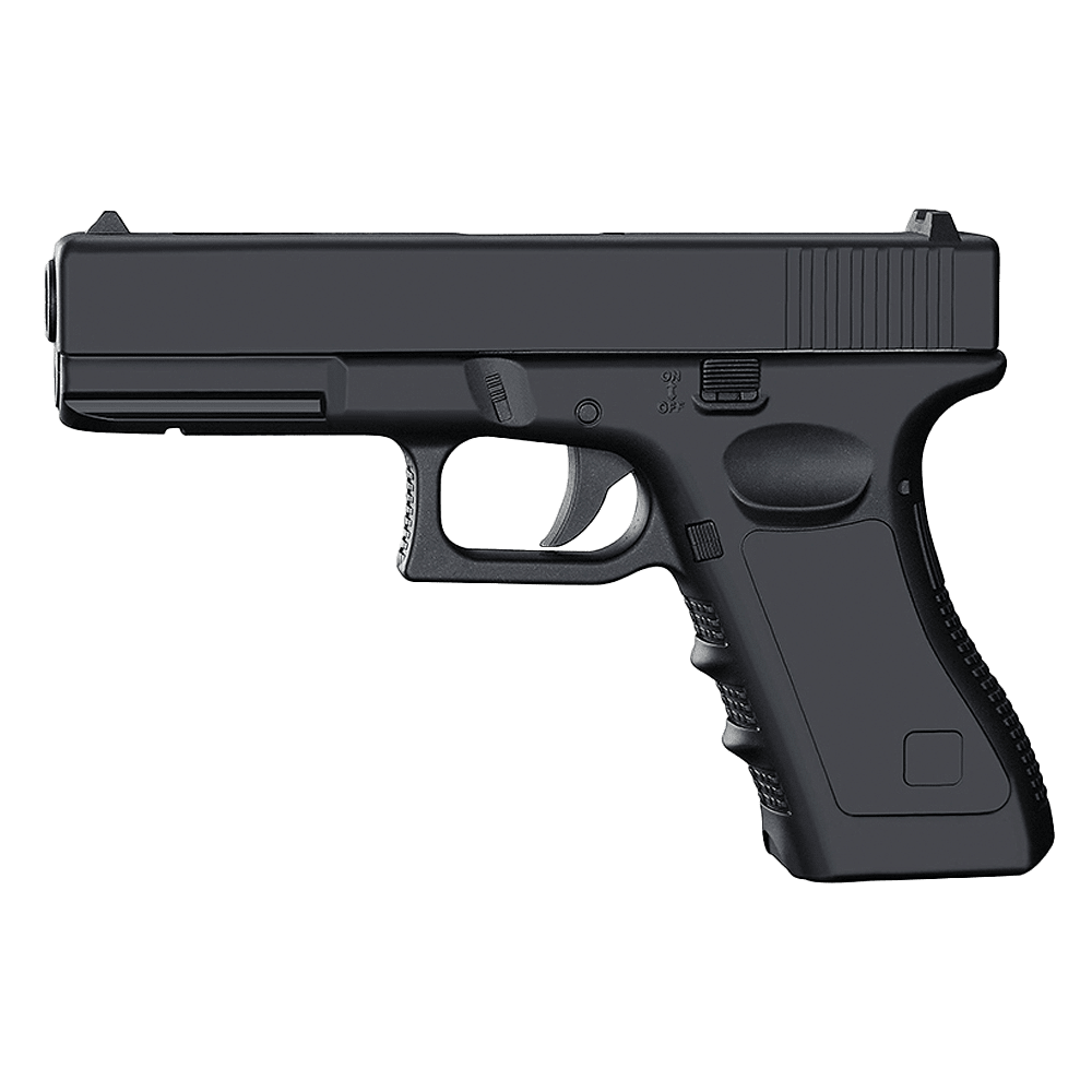 Vigor 17 Series Fjäder Pistol 6mm Full Metal Svart V20